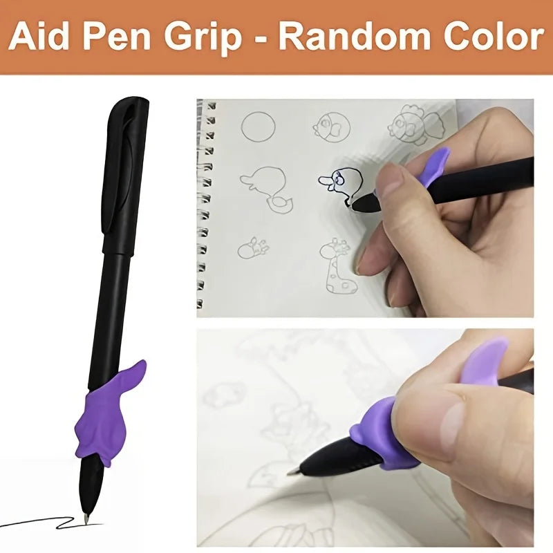 No-EN-Name-Null 4 PCS Parent-Kids Interacting Reading Amazing Groove Practice Copybook English Plastic-Cardboard Paper Copybooks Reusable Reading Toys /1 Pen Case/6 Refills/1 Holder/1 Free Pen Grip/Free Pens/Ages: 1-18 Years Old