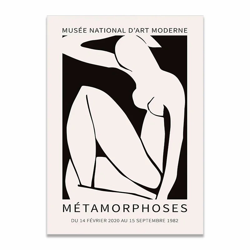 JKPICTURE Modern Art Unframed Rectangle Shaped Scandinavian Abstract HD Canvas Customized Prints/Colors-Black/Beige/White/Multicolor/3 Sizes