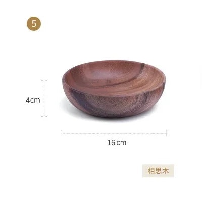 Kitchen  Brown Wooden Bowls