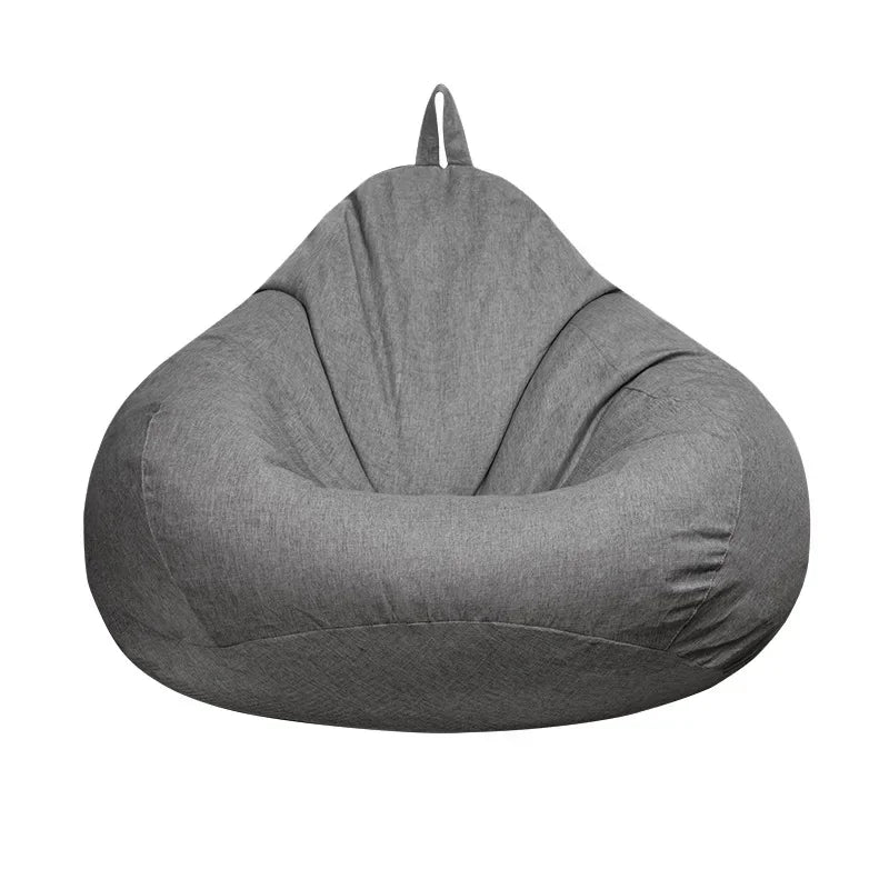 1 pcs Bean Bag Fabric COVER ONLY /Colors-Black/Gray/Red/Brown/Yellow/Blue/Size:100cm x120cm