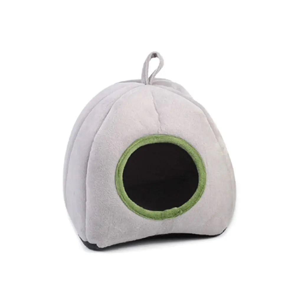 No-EN-Name-Null Moisture-Windproof Two Styles Green-Three Styles Gray Cotton-Flannel Soft Plush Synthetic Elastic Sponge Filling Fabric Body Pets Small Animals Habitats-Cages Anti-Skid Bottom Sleep Beds