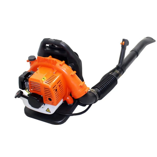 No-EN-Name-Null Outdoor Commercial Grade Gas-Powered Orange-Black-White Plastic Body Stainless Steel 2-Stroke Air-Cooled Engine Oil Contactless Electronic Ignition Gasoline Powered Backpack Leaf Blowers