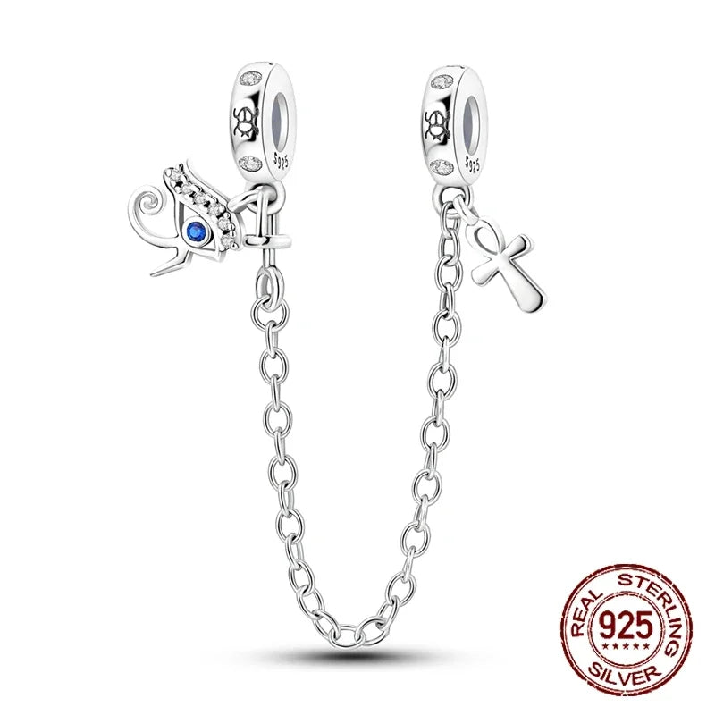 No-EN-Name-Null Women Sterling Silver Enamel Rainbow-Hot Air Balloon Design Fine Imitation Zircon Stone Glass Nuggets Beads Shaped Charms-Pendants/ Colors-Rainbow/Multicolor/Silver/Pink/Animal/Floral
