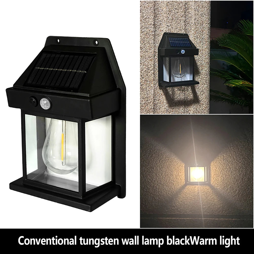HIMISS Outdoor Waterproof Cool White Solar Powered Gary-Black Square-Oval Plastic Body 18650 Lithium Battery Three Modes Wall-Mounted LED Human Induction EMERGENCY LIGHTING /LED Bulbs Included
