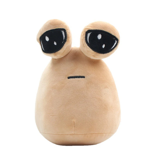 YUZHINUO All Ages Cute Beige Soft Plush Kawaii My Pet Alien Animal Pou Polyester Fabric Stuffed Animal Toys