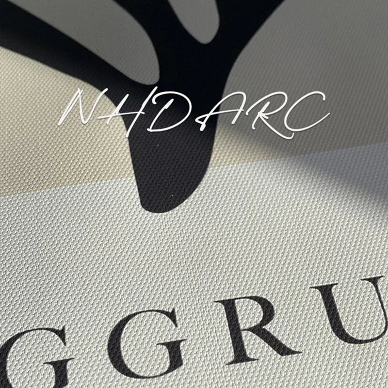 JKPICTURE Modern Art Unframed Rectangle Shaped Scandinavian Abstract HD Canvas Customized Prints/Colors-Black/Beige/White/Multicolor/3 Sizes