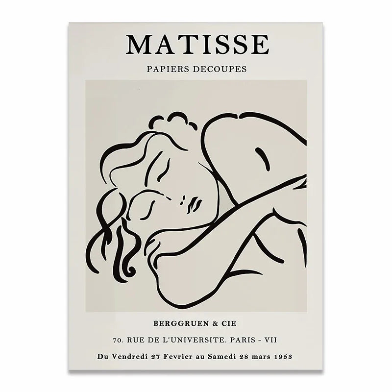 JKPICTURE Modern Art Unframed Rectangle Shaped Scandinavian Abstract HD Canvas Customized Prints/Colors-Black/Beige/White/Multicolor/3 Sizes