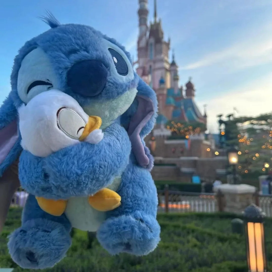 AOGER Teens-Adults Disney's Movie-TV Cute Cartoon Blue Stitch Shaped Soft Cotton Stuffed Animal Toys/Ages: 13-18 Years Old Adults