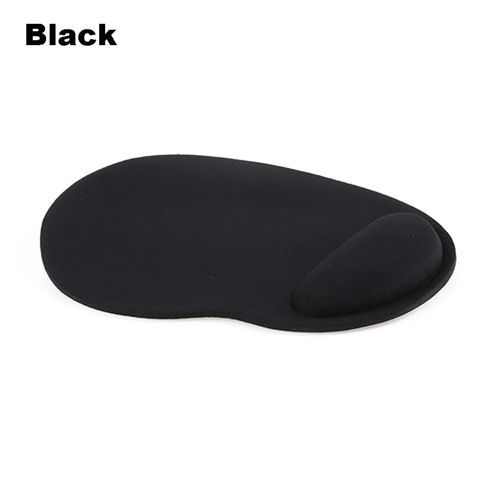 OKDEALS Customized Shapes Free-Form Soft Comfortable Leather Solid Rainbow Color Rectangle Shaped Foam Sponge Core Non-Slip Wrist Support REST Neoprene Rubber Base Gaming Mouse Pads