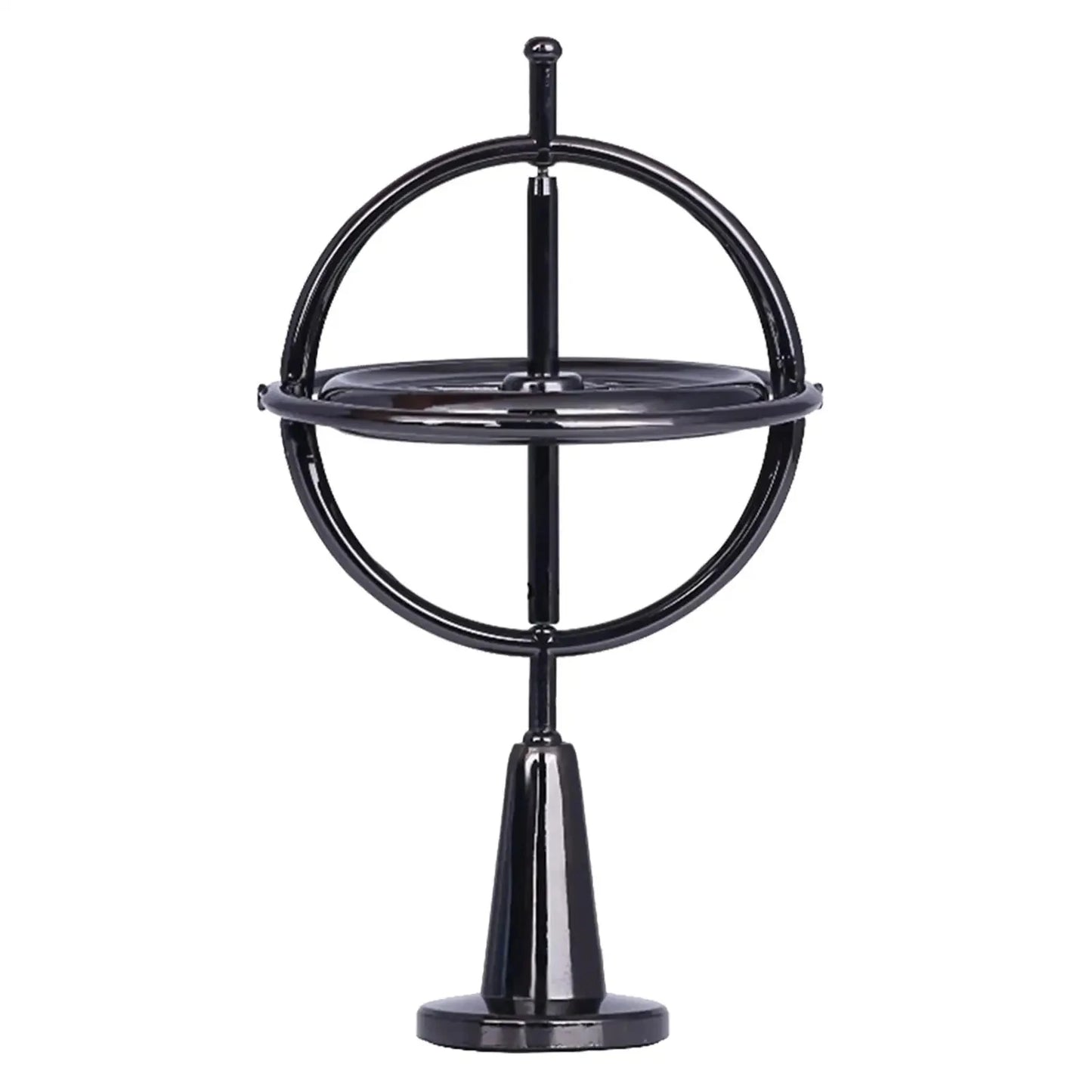 MEADE One-Piece Casting Self-Balancing Finger Mechanical Gold Metal Gyroscope-Anti-Gravity Desktop Spinning Tops /Colors-Gold/Black/Silver/Ages: 13-18 Years Old-Adults