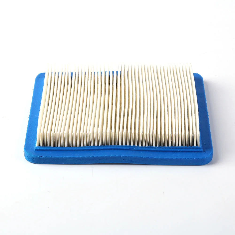 VKTECH 5-20 PCS Briggs Stratton Lawn Mower White Background Blue Frame Rectangle Shaped Replacement Air Filters Lawn Mower Accessories