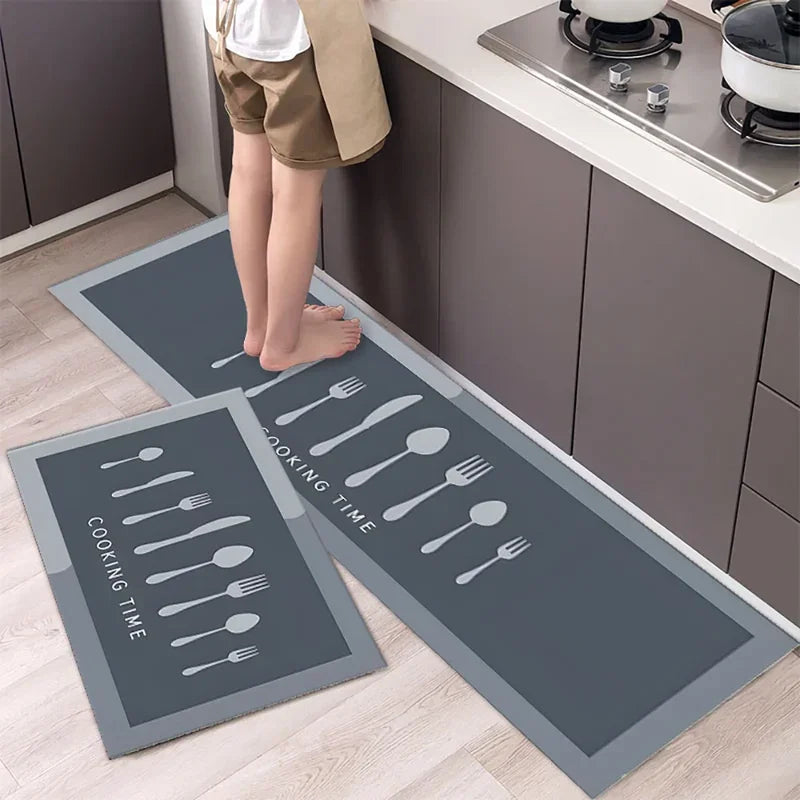 Kitchen Long-Small Rectangle Indoor Modern Hand-Machine Washable Anti-Slip Waterproof  Polyester Rugs/Colors-Blue/Gray/ Multicolor/ Black/Green/White/Geometric/Dots