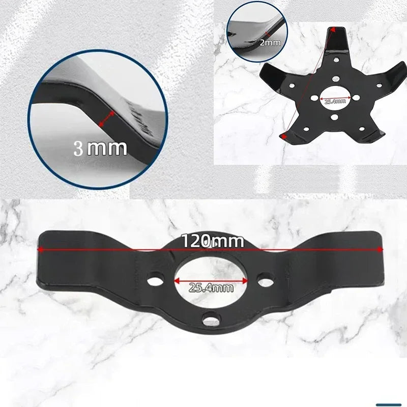 Outdoor Red Plastic Round Head Plates Black-Silver Metal Weed-Grass Trimmer Blades Accessories/Colors-Red/Black/Silver/Multicolor