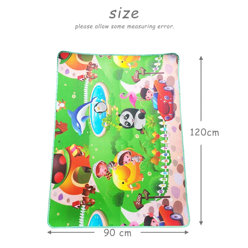 Babies Kids Rectangle Early Educational Development Colorful Thick Soft Foam-Plastic Aluminum Covered Bottom Play Rugs / Ages: 12 Months-12 + Years Old/Colors-Animals/Multicolor