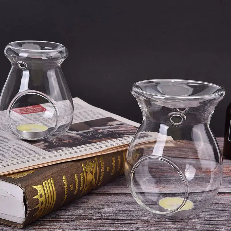 No-EN-Name-Null Transparent Crystal Glass Candle Holders
