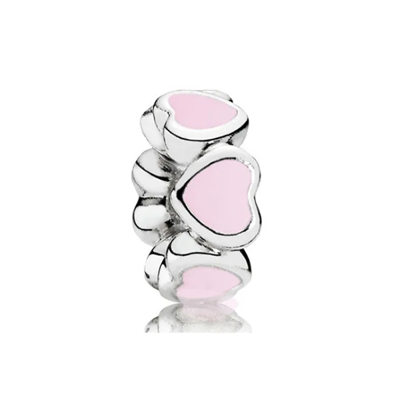 DISNEY Imitation Sterling Silver Metal-Gold-Plated Enamel Clear White Zircon Stones Beads Fine Imitation Fits Pandora Bracelets Charms-Pendants/Colors-Silver/Gold/Clear/Multicolor/Animal