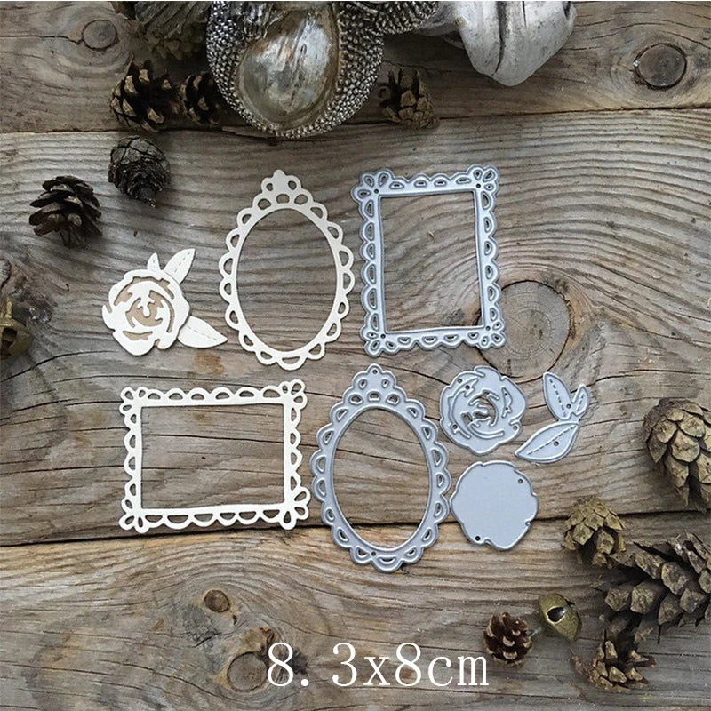 No-EN-Name-Null DIY Album Paper Crafts-Scrapbook-Punch Out Stencils-Craft Die Steel Metal Craft Cutter-Embossers