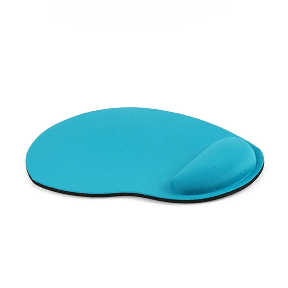 OKDEALS Customized Shapes Free-Form Soft Comfortable Leather Solid Rainbow Color Rectangle Shaped Foam Sponge Core Non-Slip Wrist Support REST Neoprene Rubber Base Gaming Mouse Pads