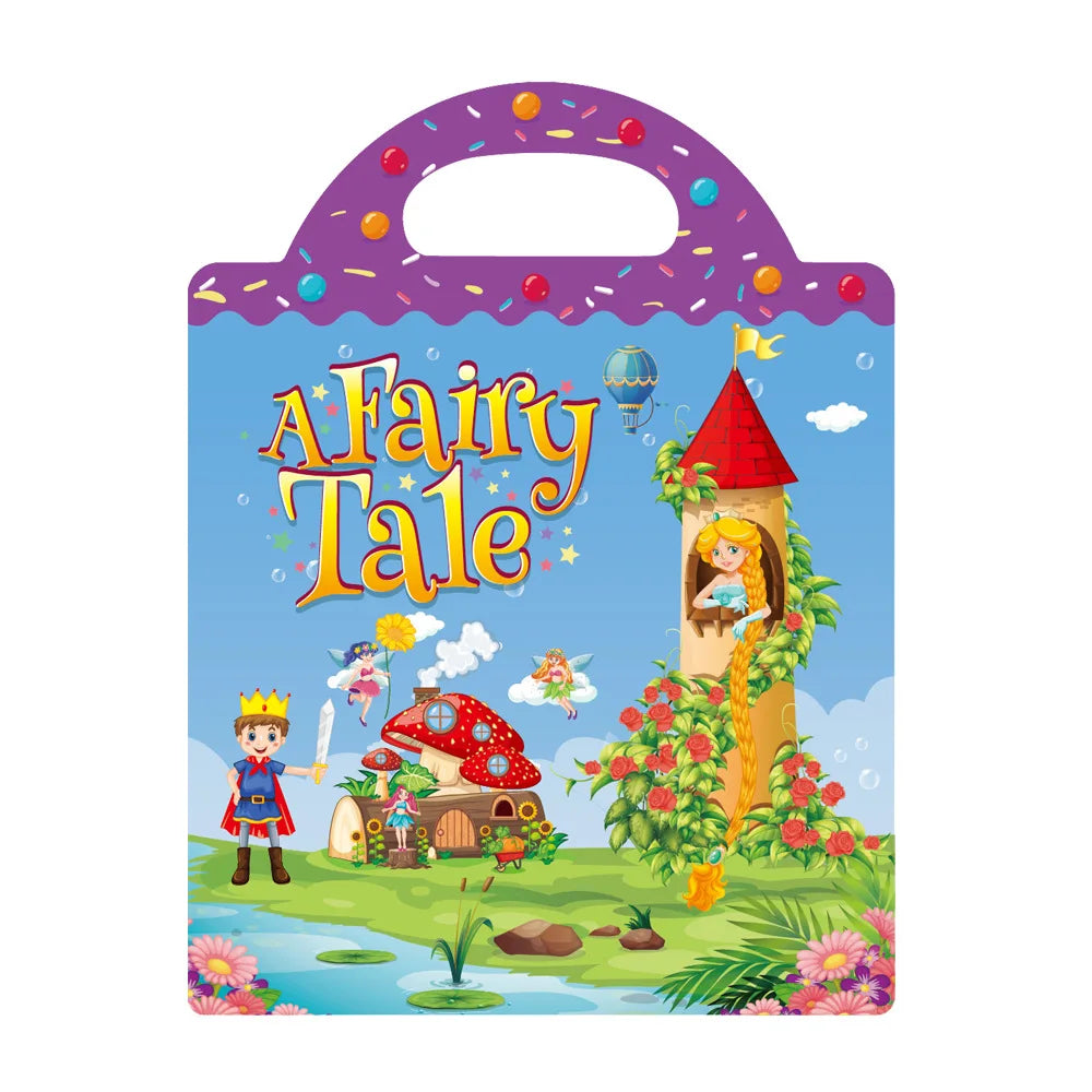 TAKARA TOMY Kids Plastic Early Educational Reusable Multicolor Cartoon Animal Scene Stickers Painting Hand-On Puzzle Books Stickers-Stickers Machine /Ages: 2-18 Years Old-Older