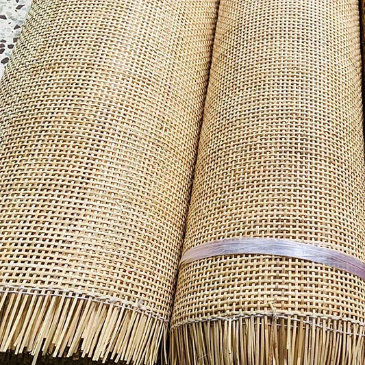 MOYU Natural Indonesian Brown-Beige Rattan Wood Rectangle Shaped Fabric Material Chair Accessories /Colors-Beige, Brown