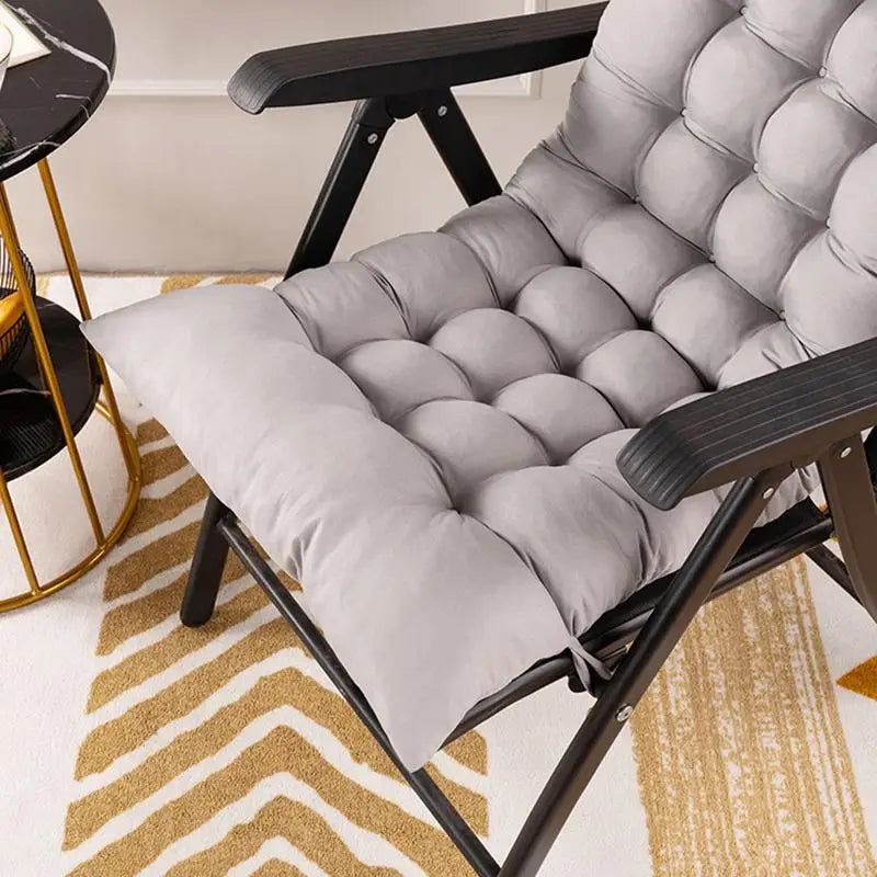 Anti-Slip Pearl Cotton Rocking Chair Recliner w/Cushion /Colors-Gray/Khaki Brown/Multicolor/