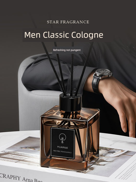 Men Square Shape Bottle Classic Long-Lasting Gulong Cologne Aromatherapy Fragrances Essential Oils Reed Diffusers