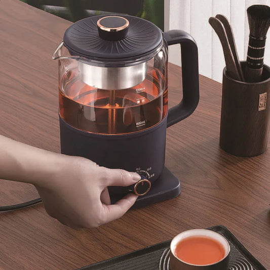 Electric Glass Stainless Steel Spray AC-Powered Tea Kettles/Colors-Blue/Black/Clear