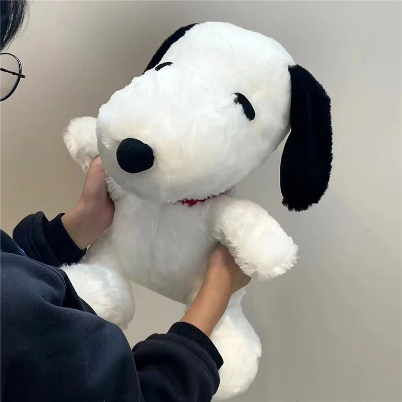 MINISO White-Black SNOOPY Movie-TV Plush Soft Cotton Stuffed Animal Toys/Ages: 14-18 + Years Old