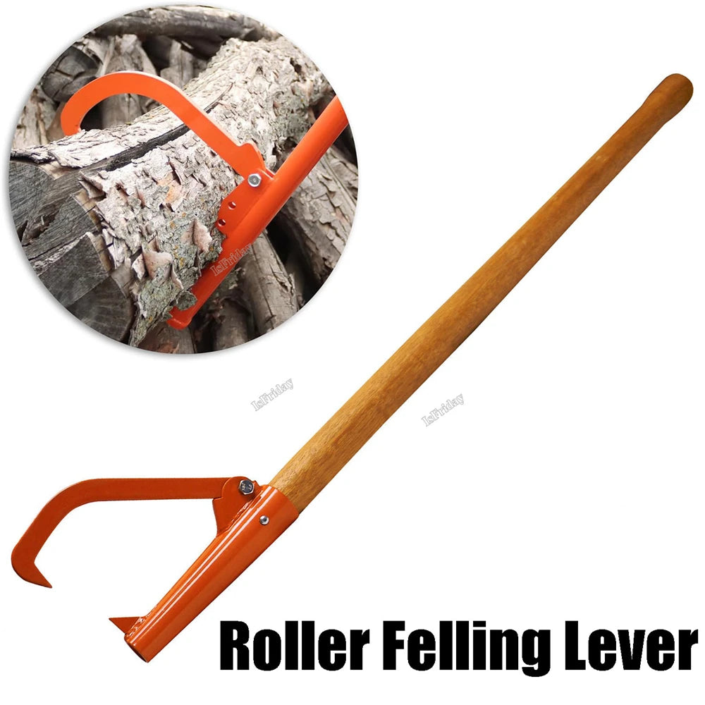 ISFRIDAY Without Handle Carbon Steel Metal Moving-Lifting Rustproof Log Roller Felling Lever Tools/Colors-Orange/Red/Silver/NO Handle