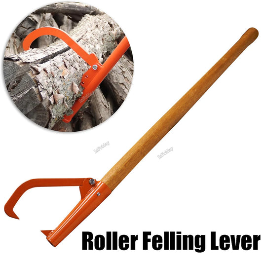 ISFRIDAY Without Handle Carbon Steel Metal Moving-Lifting Rustproof Log Roller Felling Lever Tools/Colors-Orange/Red/Silver/NO Handle