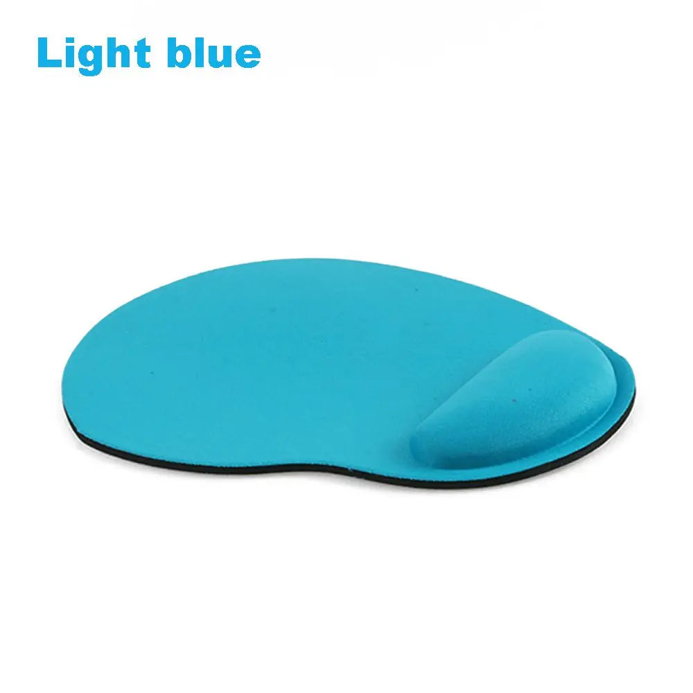 OKDEALS Customized Shapes Free-Form Soft Comfortable Leather Solid Rainbow Color Rectangle Shaped Foam Sponge Core Non-Slip Wrist Support REST Neoprene Rubber Base Gaming Mouse Pads