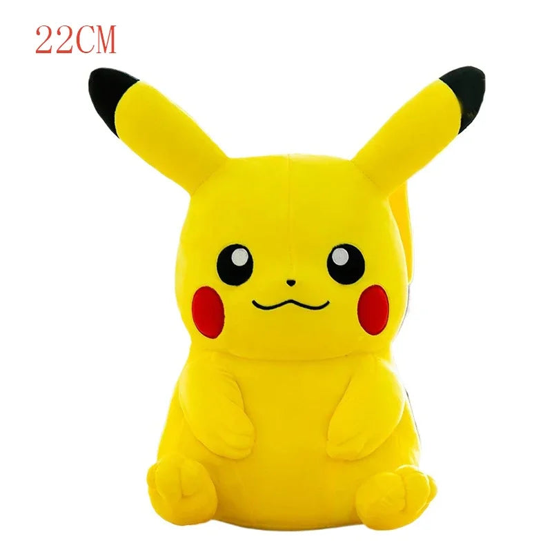 DUODUOBAO Kids-Adults Plush Yellow Cute Cartoon Pokemon Pikachu Movie-TV PP Cotton Soft Stuffed Animals/Ages: 3-18 + Years Old-Adults