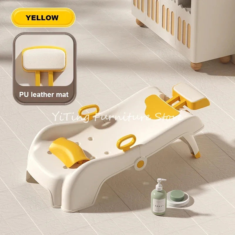 Kids 2-3 Years/Plastic Shampoo Chair/Colors-White/Beige/Yellow/Multicolor