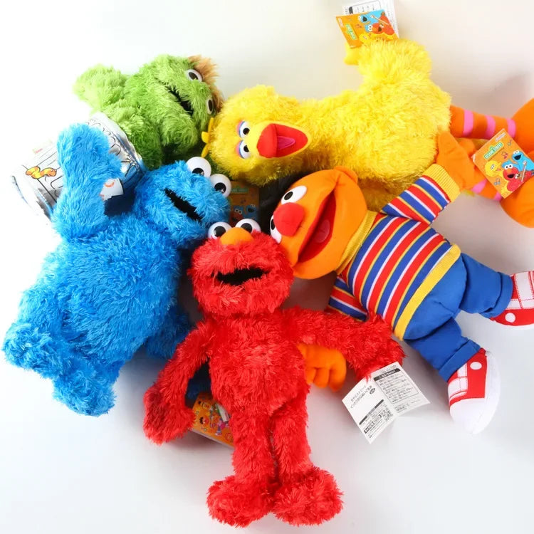 No-EN-Name-Null TV-Movie The Original Sesame Street Soft Plush Cotton Polyester Fabric Multicolor Stuffed Animals Toys/Ages: All Ages/3-18 Years Old-Adults/Colors-Multicolor/Red/Striped/Orange/Blue/Green/Yellow