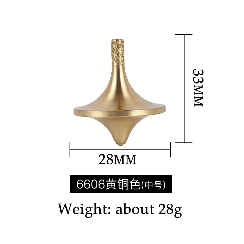 MUDDY PUDDLES Handheld Textured Surface Silver Metal Spinning Top Protruding Stem Activity Toys/Ages: 13-18 Years Old + Older/Colors-Silver/Gold/Gray/Multicolor