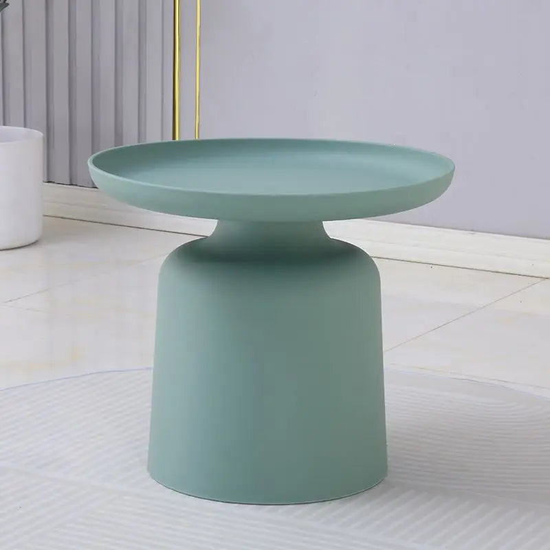 No-EN-Name-Null Modern Small Simple Hard White Plastic Round Shaped Living Room Coffee Tables/Colors-White/Blue/Green/Yellow/Black