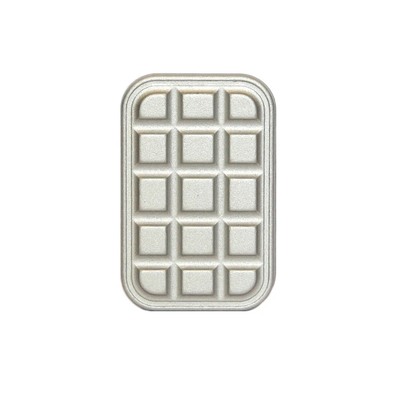 AHHLCLT Kids-Adults Rectangle All-Metal Chocolates Bar Design Magnetic EDC Fidget Slider Stress-Relief Toys/Ages : 14-18 Years Old + Older/Colors-Multicolor/Black/Silver/White/Gray