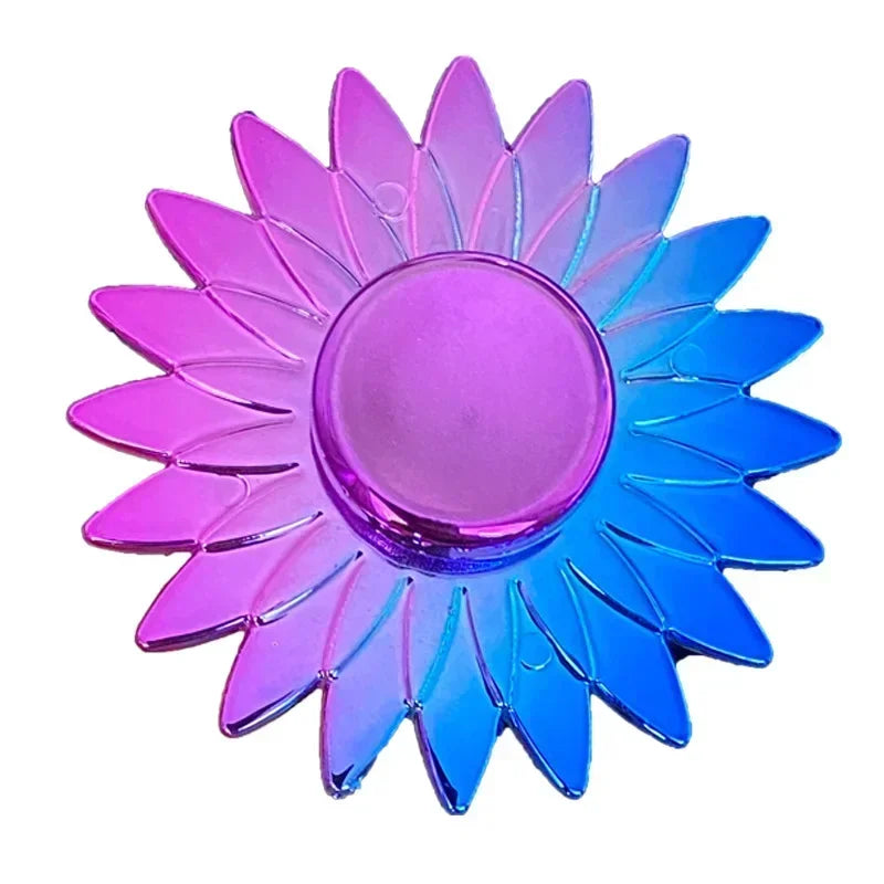 Plastic Multicolor Fingertip Spinning Stress-Anxiety Relief Fidget Toys/Ages: 6-18 Years Old Adults/Purple/Blue/Multicolor