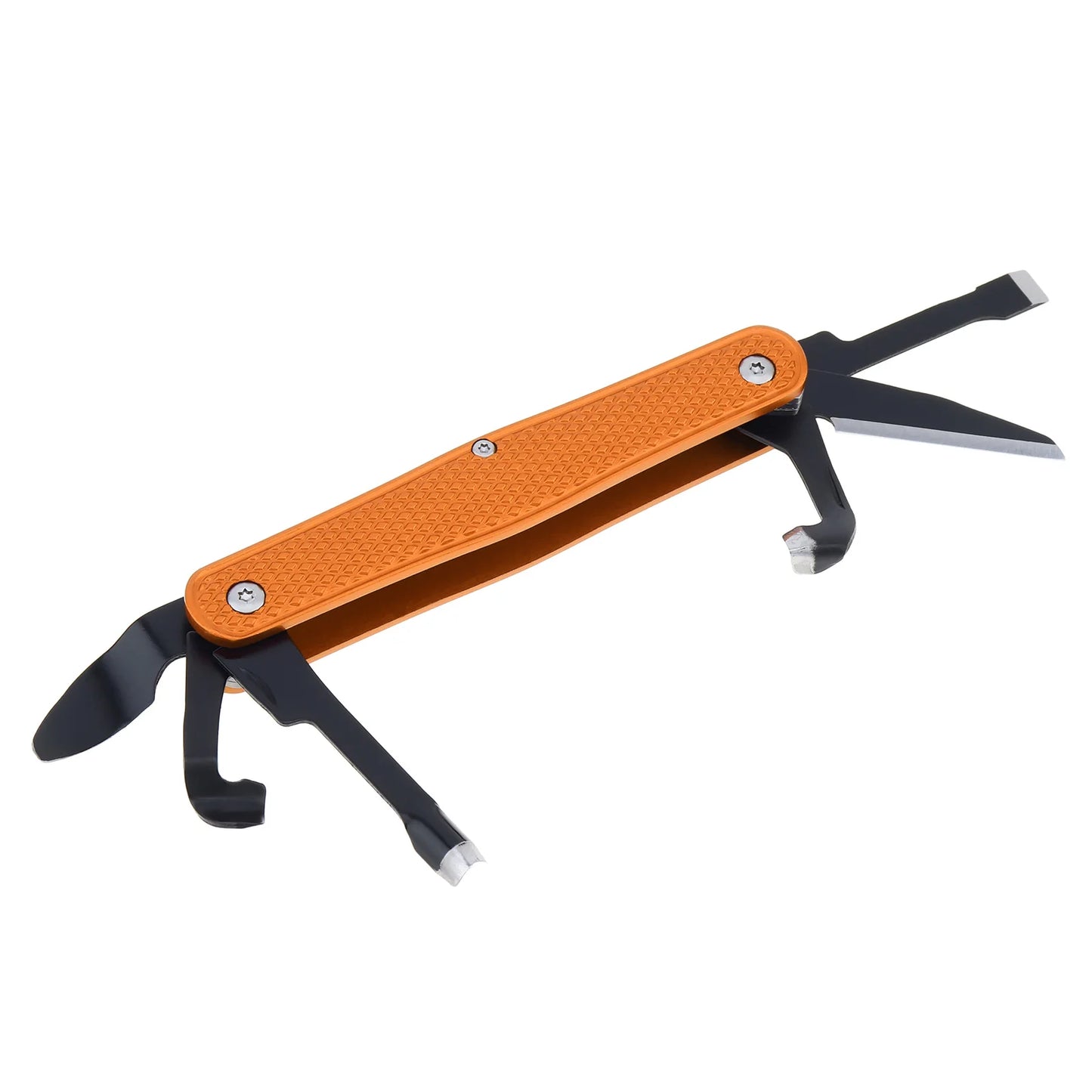 CHGLMPOSS Multicolor Body Rounded Corners Long Rectangle Built-In Right Handed Six Wood Carving Edges Foldable Whittling Cutter Aluminum Carbon Steel Blades Wood Cutting Tools Knives/Colors-Red/Black/Orange/Green/Silver/Multicolor
