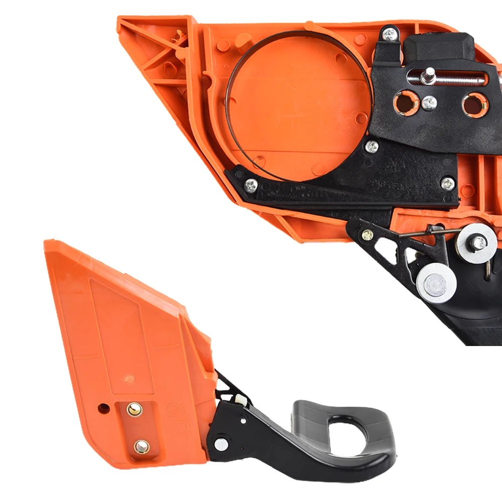 ANENG Outdoor Black-Orange Plastic Body Power Equipment Chain Brake Sprocket Cover Replacement Parts Chainsaw Accessories