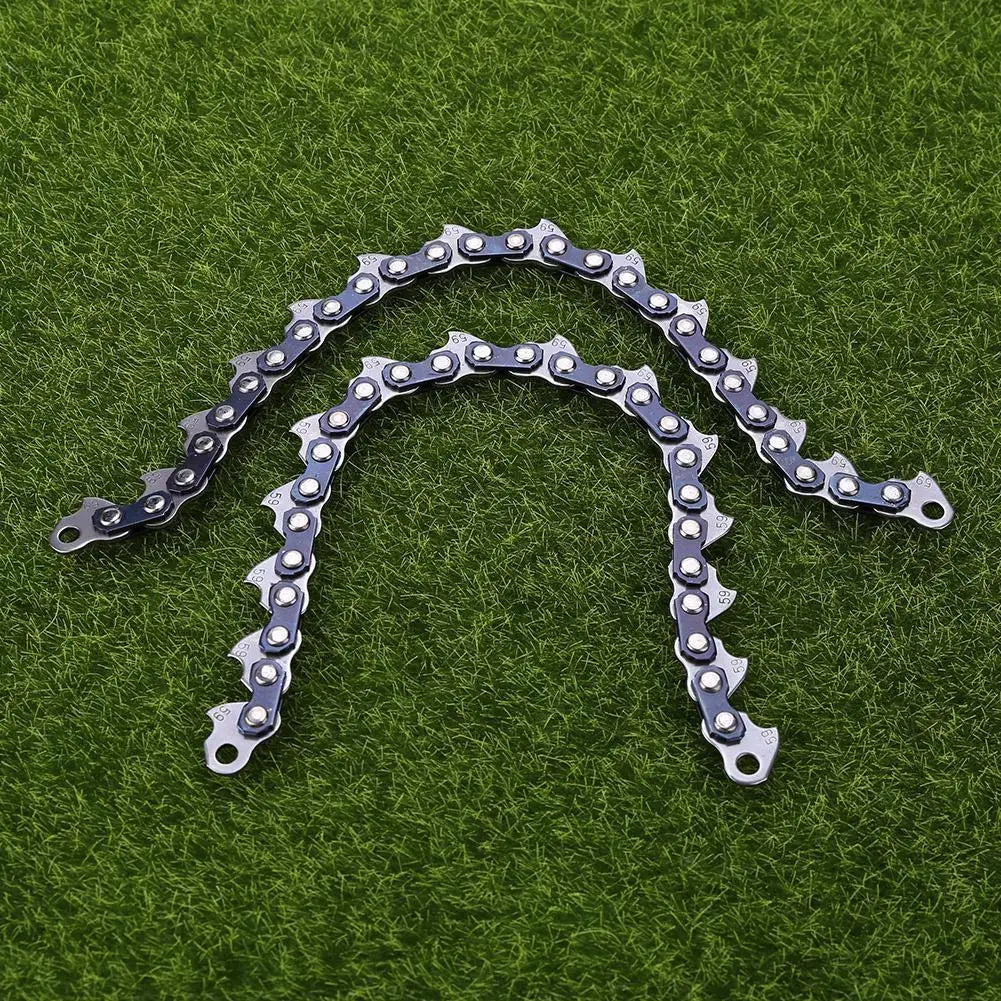 ALLOET 2-4 PCS Stainless Steel Metal Black-Silver-Gray Chains Chainsaws Accessories