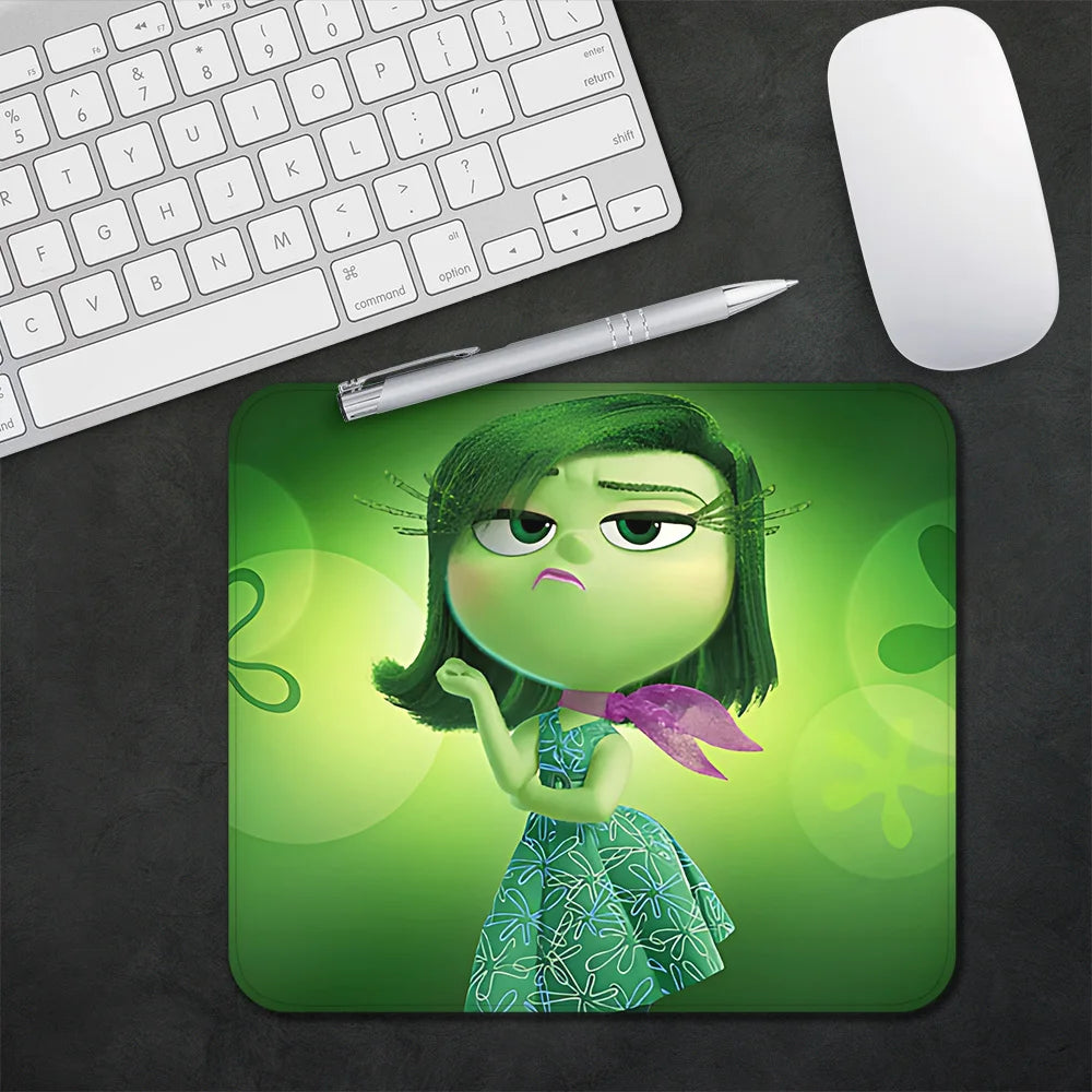 TOPTOY Cute Animated CARTOONS-INSIDE OUT 2-MOVIE-TV Themes Multicolor Rectangle Shaped Gaming Rubber Base Mouse Pads/Colors-Blue/White/Orange/Purple/Black/Multicolor/Pink