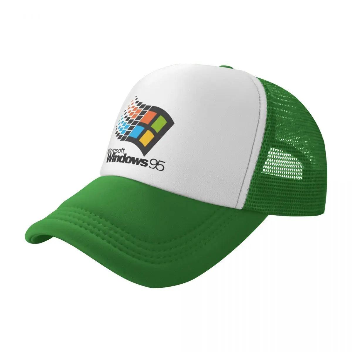 No-EN-Name-Null Unisex Adjustable Fit Adults Summer Windows 95 Geeks Mesh Baseball Caps/Colors-Red/Green/Pink/Blue/Orange/Yellow/Multicolor