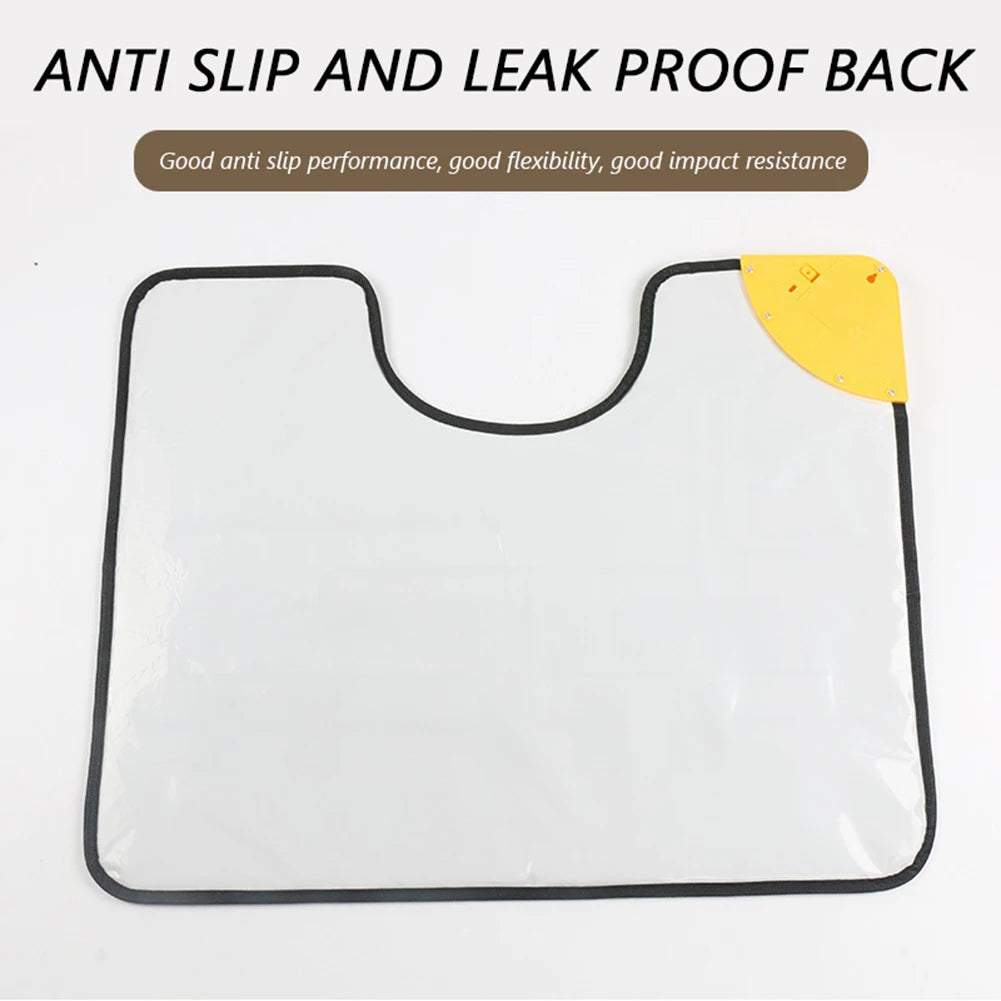ANTI-SKIDMAT Kids Waterproof Plastic Electronic Musical Organ Reusable Yellow-Black Trim Toe-Tapping White-Black Keyboard Potty-Training Anti-Slip Bathroom Mats/Hand Washing Required /Ages: 3 Years Old-Older/Colors-Striped