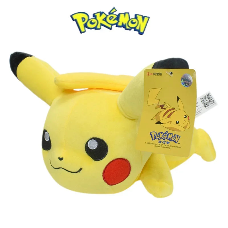 DUODUOBAO Kids-Adults Plush Yellow Cute Cartoon Pokemon Pikachu Movie-TV PP Cotton Soft Stuffed Animals/Ages: 3-18 + Years Old-Adults