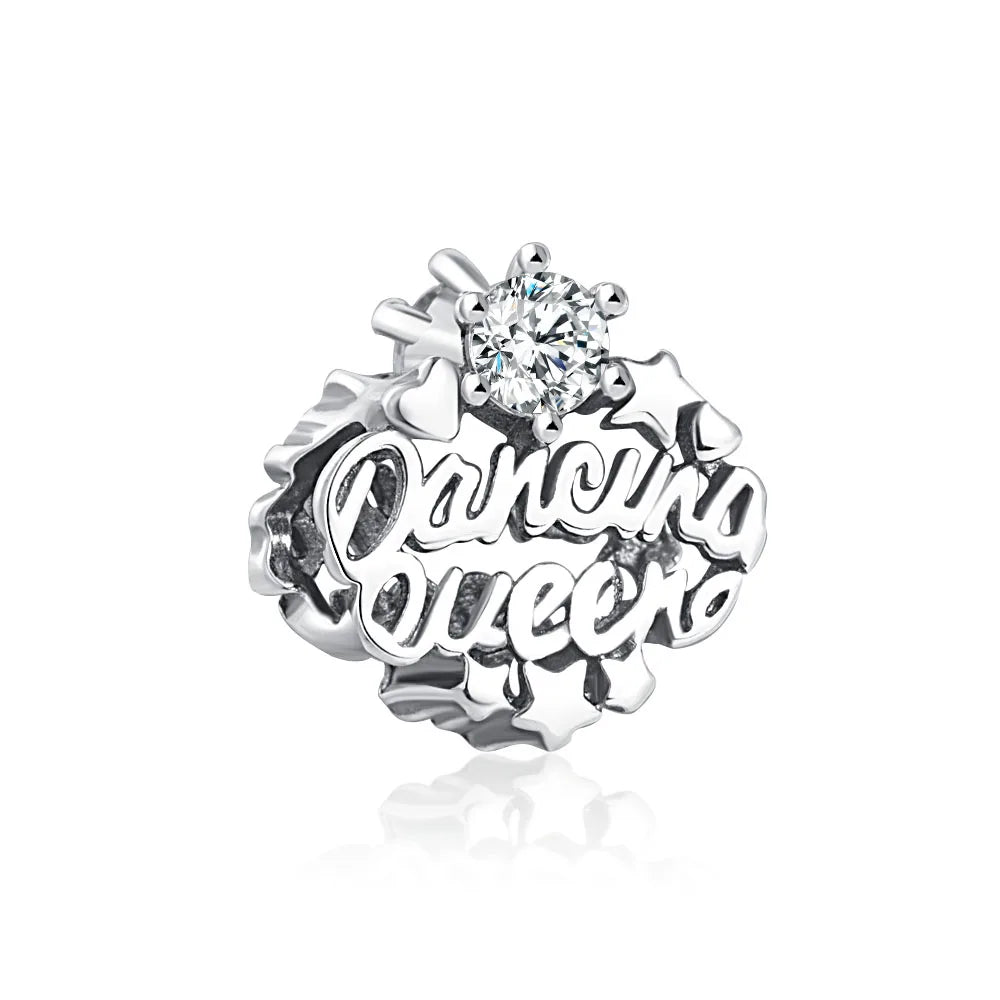 DISNEY Imitation Sterling Silver Metal-Gold-Plated Enamel Clear White Zircon Stones Beads Fine Imitation Fits Pandora Bracelets Charms-Pendants/Colors-Silver/Gold/Clear/Multicolor/Animal