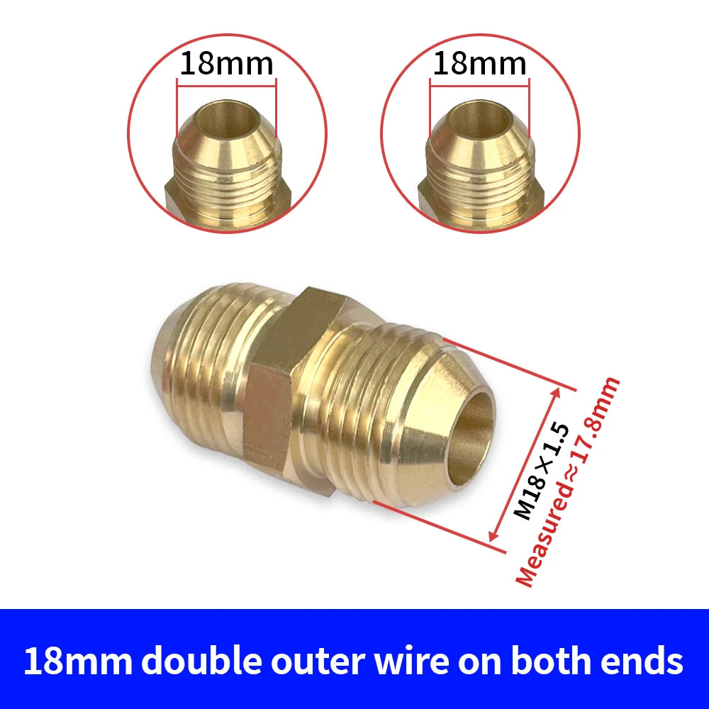 KAIKARAI Gold-Silver Brass Thread Connector Male-Female Adaptor Converter Joints High Pressure Washer Guns-Garden Hose Fittings