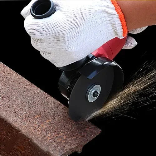 XMSJ COOFIX Customized Color Handheld Tomato Red-Black Plastic Body Battery-Powered DC-Powered Cordless Brushless Motor 21V Electric Angle Grinders/Charger/1 Battery/Accessories