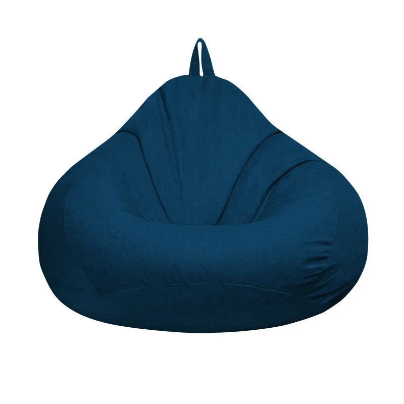 1 pcs Bean Bag Fabric COVER ONLY /Colors-Black/Gray/Red/Brown/Yellow/Blue/Size:100cm x120cm