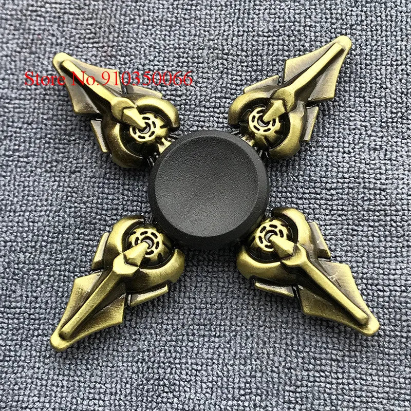 NULL Multicolor Metal ABS Funny Fidget Hand Spinner Toys/Ages: 18 Years Old + Older/ Colors-Red/Yellow/White/Pink/Bronze/Gold/Multicolor/Animal